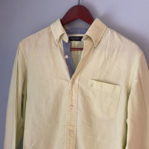 Nautica Green Dress Shirt Size Small